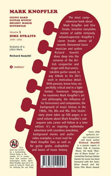 Produktbild: Mark Knopfler (Volume 1, Dire Straits) – the real 500-page book