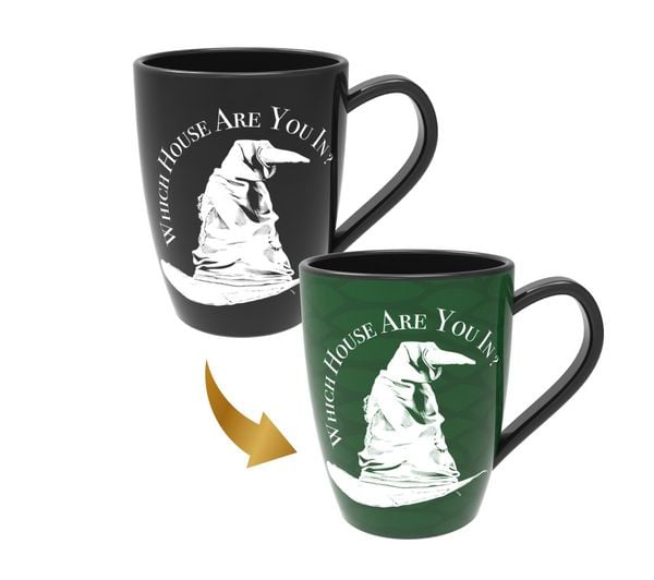 Produktbild: Harry Potter - Sorting Hat Mug - Slytherin, thermatische Tasse