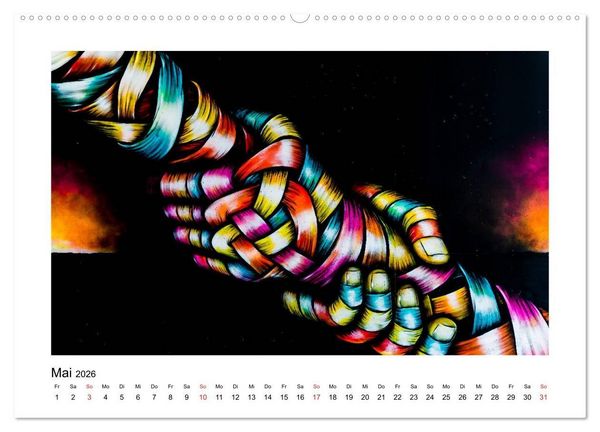 Produktbild: Streetart for home Michael Jaster (hochwertiger Premium Wandkalender 2026 DIN A2 quer), Kunstdruck in Hochglanz