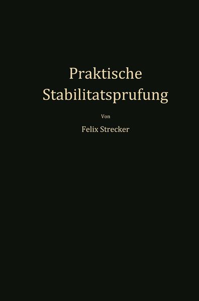 Produktbild: Praktische Stabilit&auml;tspr&uuml;fung