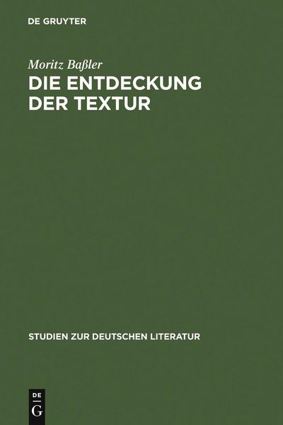 Produktbild: Die Entdeckung der Textur