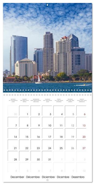 Produktbild: SAN DIEGO Coastal city with flair (Wall Calendar 2026 12 &times; 12 Inch) CALVENDO 12 Month Wall Calendar