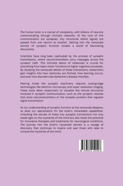 Produktbild: Unveiling the Brain's Nanoscale Secrets: A Look Inside Synaptic Function