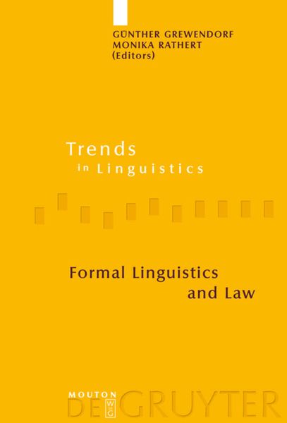 Produktbild: Formal Linguistics and Law