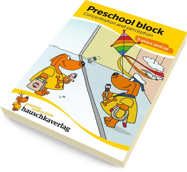 Preschool Activity Book for 5 Years - Boys and Girls - Concentration and perception