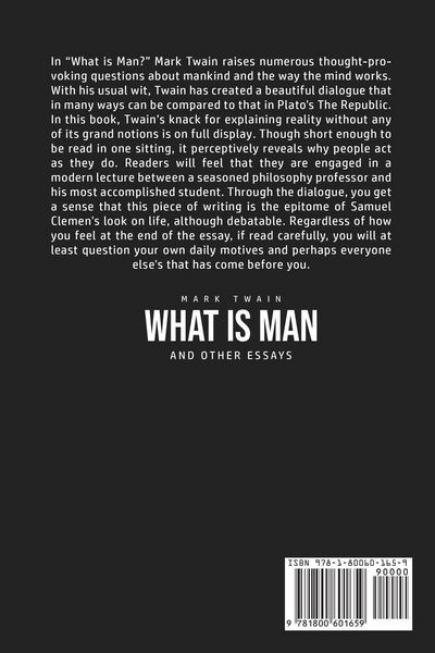 Produktbild: What Is Man? And Other Essays