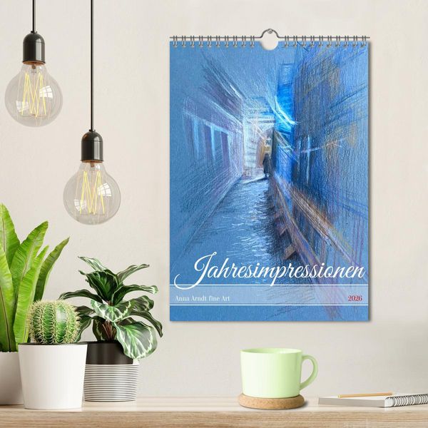 Produktbild: Anna Arndt Jahresimpressionen mit Planer (Wandkalender 2026 DIN A4 hoch), CALVENDO Monatskalender