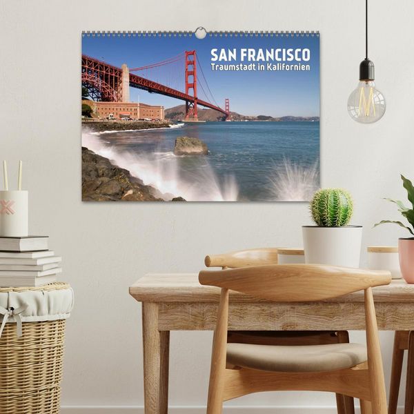 Produktbild: San Francisco - Traumstadt in Kalifornien (Wandkalender 2026 DIN A3 quer), CALVENDO Monatskalender