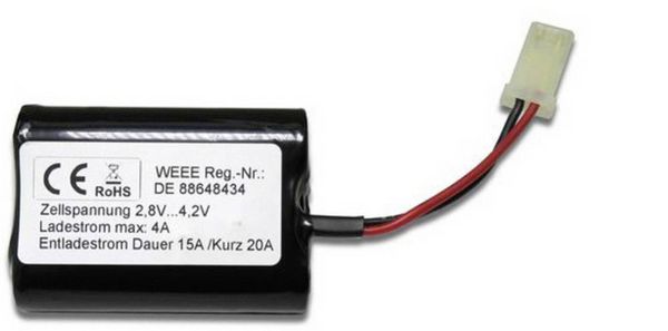 Produktbild: WEDICO-models Modellbau-Akkupack (LiIon) 11.1V 4200 mAh AMP