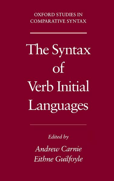 Produktbild: The Syntax of Verb Initial Languages