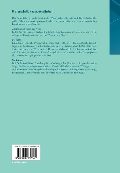 Produktbild: Wissenschaft, Raum, Gesellschaft
