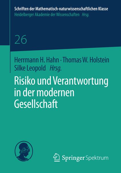 Produktbild: Risiko und Verantwortung in der modernen Gesellschaft