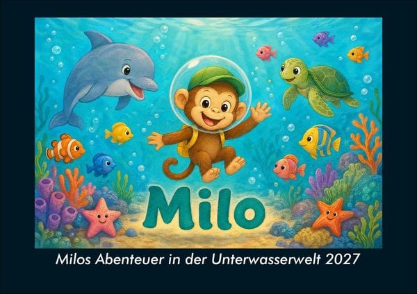 Produktbild: Milos Abenteuer in der Unterwasserwelt 2027 Fotokalender DIN A4