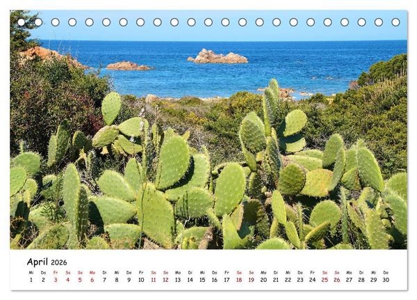 Produktbild: Sardinien - Ein St&uuml;ck Karibik im Mittelmeer (Tischkalender 2026 DIN A5 quer), CALVENDO Monatskalender