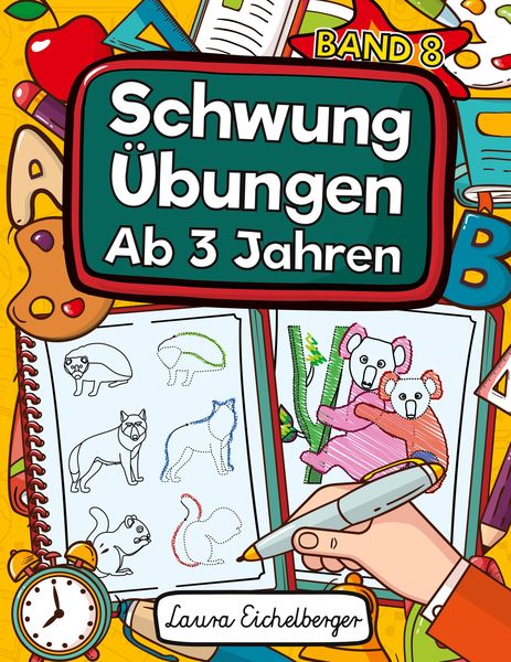 Schwungübungen Ab 3 Jahren, Taschenbuch von Laura Eichelberger, Digital Front GmbH, 9783969260500