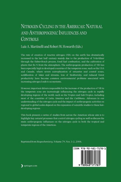 Produktbild: Nitrogen Cycling in the Americas: Natural and Anthropogenic Influences and Controls