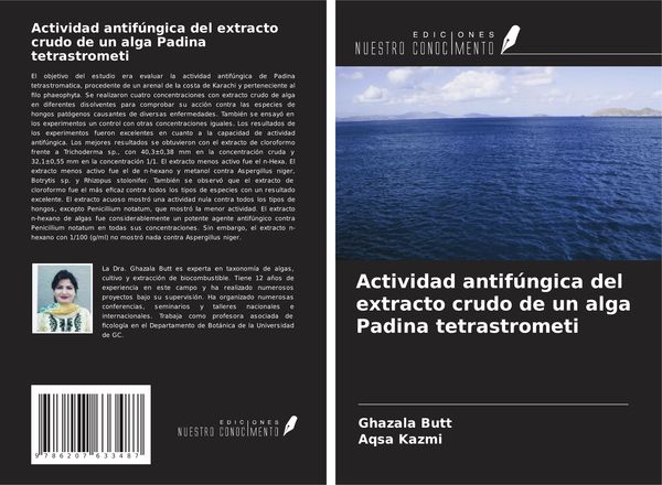 Produktbild: Actividad antif&uacute;ngica del extracto crudo de un alga Padina tetrastrometi