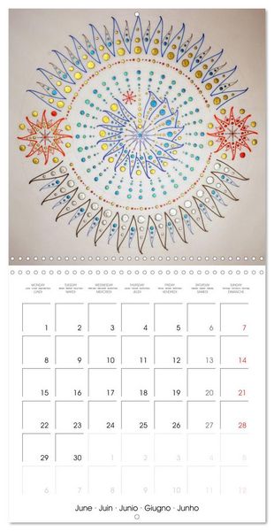Produktbild: Sacred Geometry Healing (Wall Calendar 2026 12 &times; 12 Inch) CALVENDO 12 Month Wall Calendar