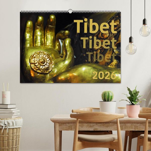 Produktbild: Tibet - Tibet - Tibet 2026 (Wandkalender 2026 DIN A2 quer), CALVENDO Monatskalender