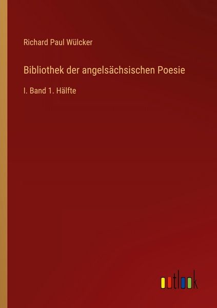 Produktbild: Bibliothek der angels&auml;chsischen Poesie
