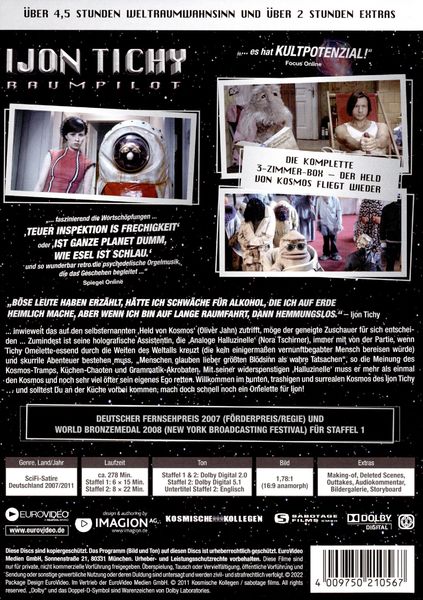Produktbild: Ijon Tichy: Raumpilot - Gesamtbox - Staffel 1&2 [3 DVDs]