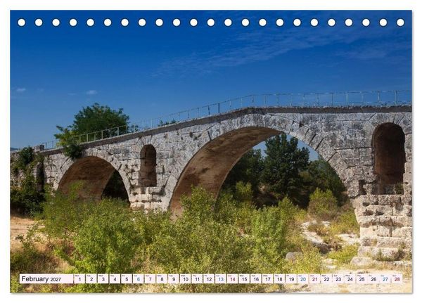 Produktbild: Provence. A journey through the villages of the French Provence (Desk Calendar 2027 DIN A5 landscape), CALVENDO 12 Month DeskCalendar