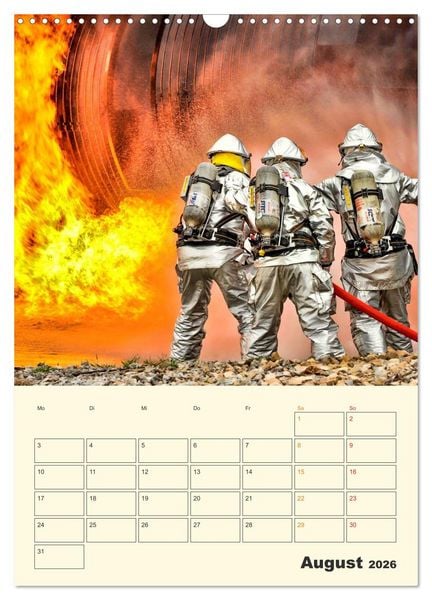 Produktbild: Feuerwehr - selbstloser Dienst weltweit (Wandkalender 2026 DIN A3 hoch), CALVENDO Monatskalender
