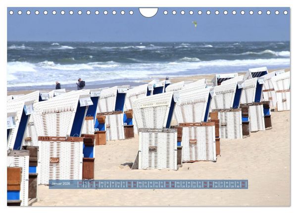 Produktbild: Sylt - Wasser, Wind und Wellen (Wandkalender 2026 DIN A4 quer), CALVENDO Monatskalender