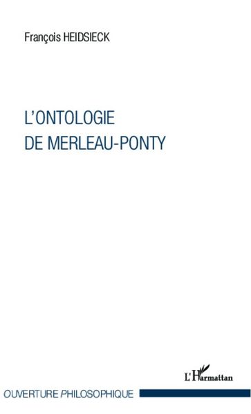 Produktbild: L'ontologie de Merleau-Ponty