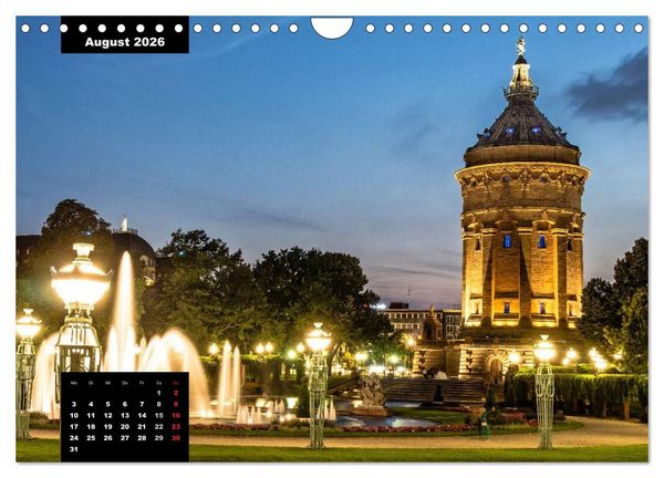 Produktbild: City Lights - Lichter der Nacht (Wandkalender 2026 DIN A4 quer), CALVENDO Monatskalender