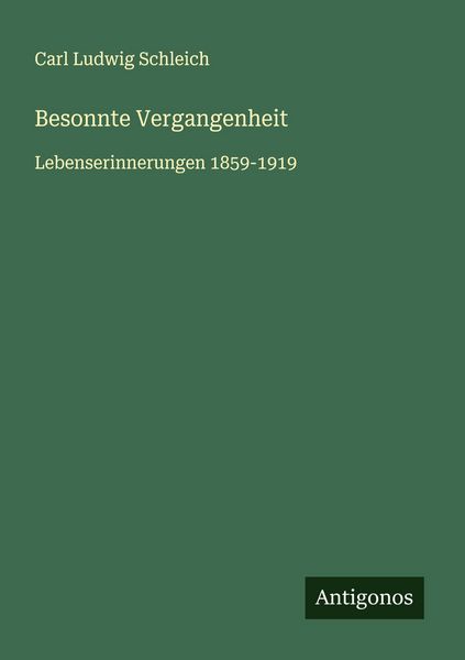 Produktbild: Besonnte Vergangenheit