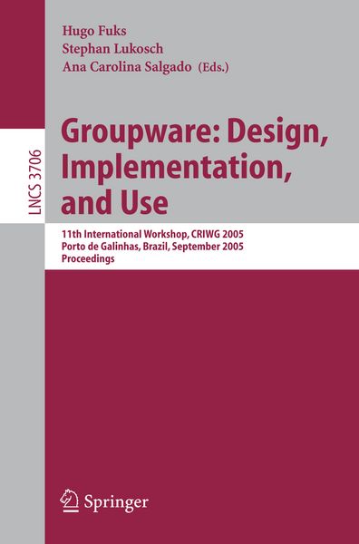 Produktbild: Groupware: Design, Implementation, and Use