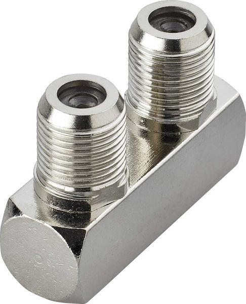 Produktbild: Renkforce 0403444 F-Verbinder U-Form Anschl&uuml;sse: F-Buchse, F-Buchse 1St.