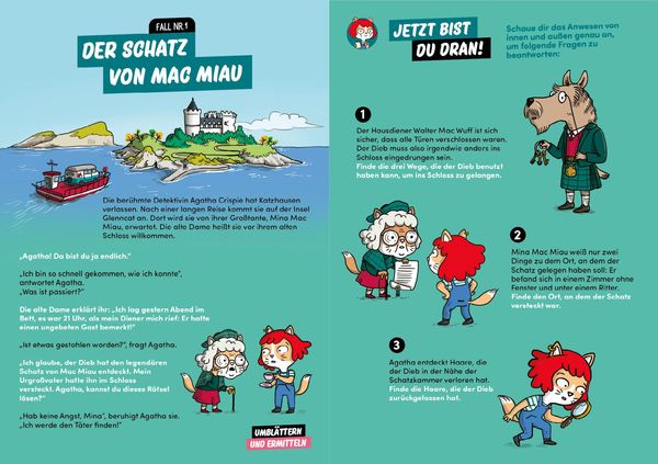 Produktbild: Agatha Crispie auf Spurensuche &ndash; Geschichten mit Bilderr&auml;tseln