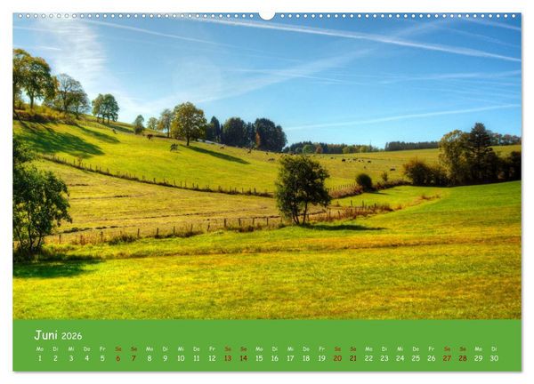 Produktbild: Bergisches Land (Wandkalender 2026 DIN A2 quer), CALVENDO Monatskalender