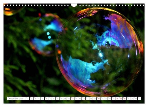 Produktbild: Seifenblasen Skulpturen und Strukturen (Wandkalender 2026 DIN A3 quer), CALVENDO Monatskalender
