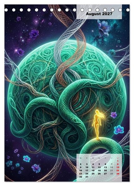 Produktbild: Das Auge von Somnium (Tischkalender 2027 DIN A5 hoch), CALVENDO Monatskalender