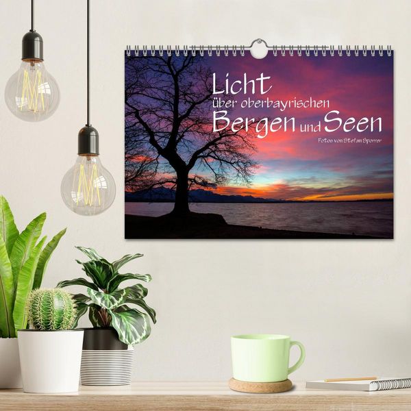 Produktbild: Licht &uuml;ber oberbayrischen Bergen und Seen (Wandkalender 2026 DIN A4 quer), CALVENDO Monatskalender