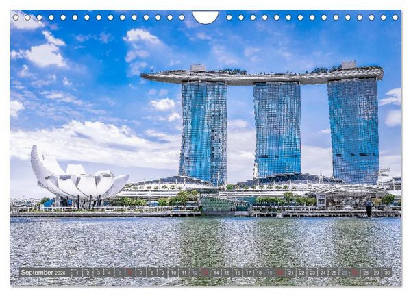 Produktbild: Singapore - Discover Central Area (Wall Calendar 2026 DIN A4 landscape), CALVENDO 12 Month Wall Calendar