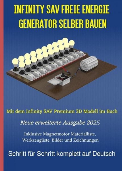 Produktbild: Infinity SAV Freie Energie Generator selber bauen