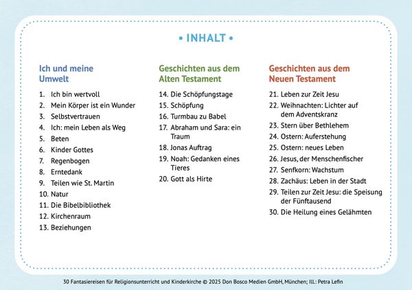 Produktbild: 30 Fantasiereisen f&uuml;r Religionsunterricht und Kinderkirche