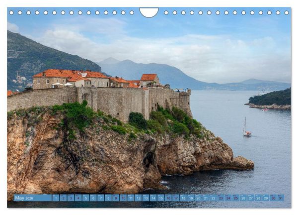 Produktbild: Dubrovnik - Croatia The beauty of the Dalmatian coast (Wall Calendar 2026 DIN A4 landscape), CALVENDO 12 Month Wall Calendar