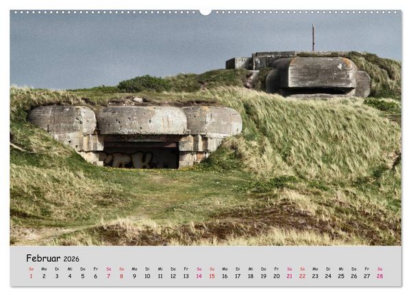 Produktbild: Bunker Zeitzeugen der Geschichte (Wandkalender 2026 DIN A2 quer), CALVENDO Monatskalender