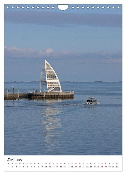 Produktbild: Ostfriesland - Windm&uuml;hlen, Leuchtt&uuml;rme und Meer (Wandkalender 2027 DIN A4 hoch), CALVENDO Monatskalender
