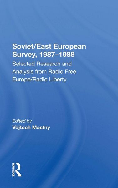 Produktbild: Soviet/East European Survey, 1987-1988