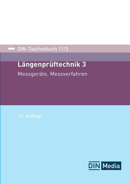 Produktbild: DIN-Taschenbuch 11/3