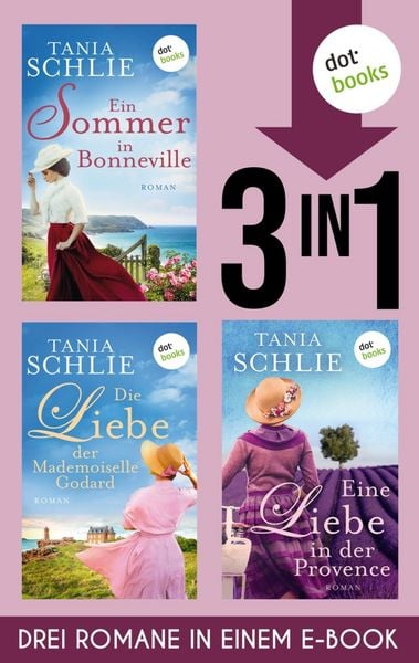 Produktbild: Ein Sommer in Bonneville, Die Liebe der Mademoiselle Godard & Eine Liebe in der Provence