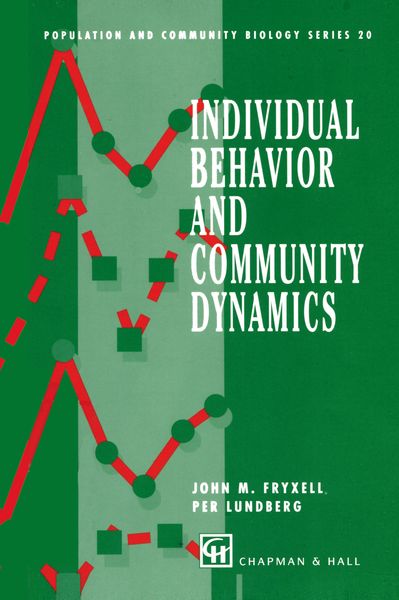 Produktbild: Individual Behavior and Community Dynamics