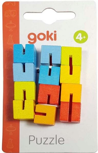 Goki HS012 - Pocket Puzzle, Holz, Länge: 14,5 cm