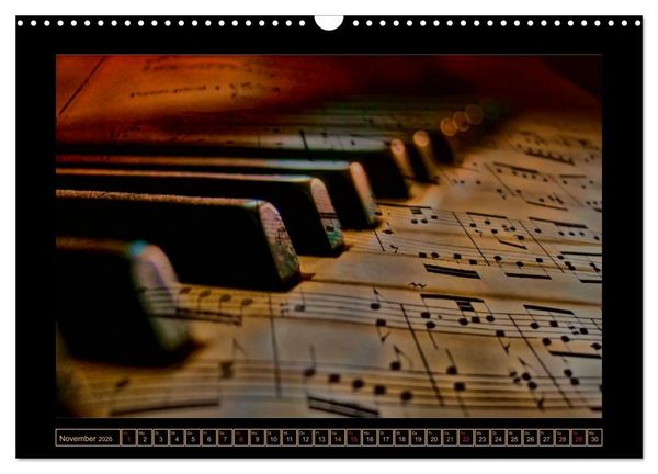 Produktbild: Klavier - Solo f&uuml;r zehn Finger (Wandkalender 2026 DIN A3 quer), CALVENDO Monatskalender